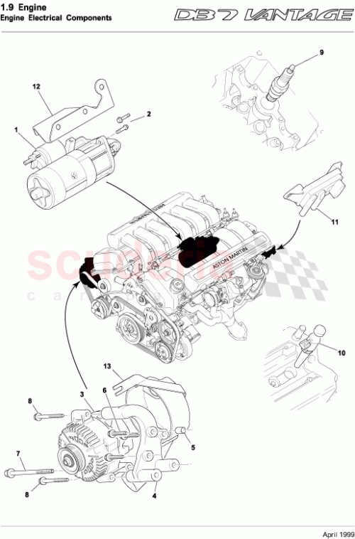 Part Diagram for Aston Martin 3785129