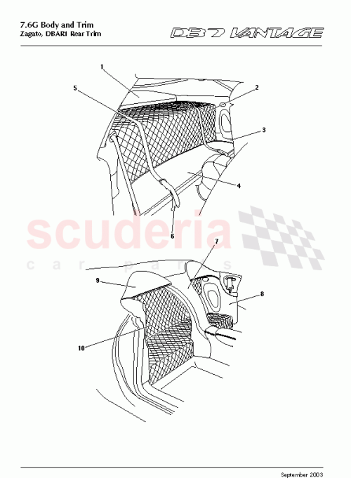 Part Diagram for Aston Martin 93140392
