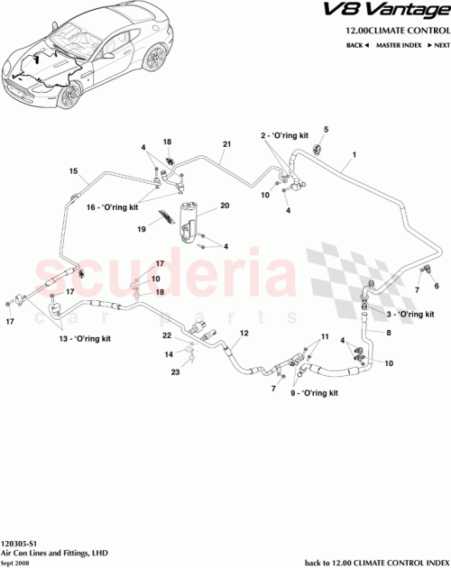 Part Diagram for Aston Martin HG33-19972-AA