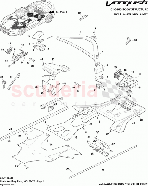 Part Diagram for Aston Martin DG43-16A682-AA