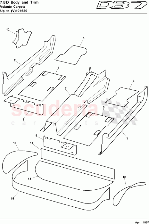 Part Diagram for Aston Martin 8384662