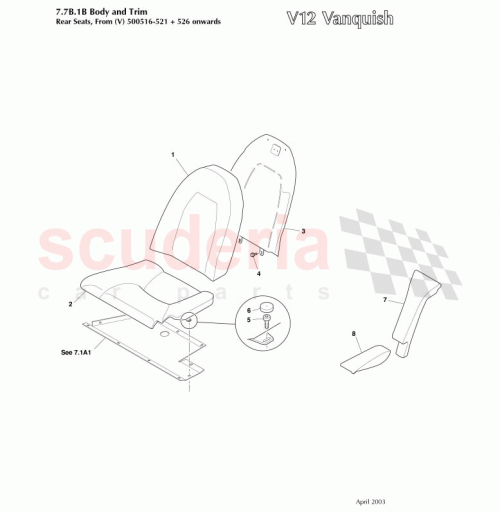 Part Diagram for Aston Martin 1R12745756ABW