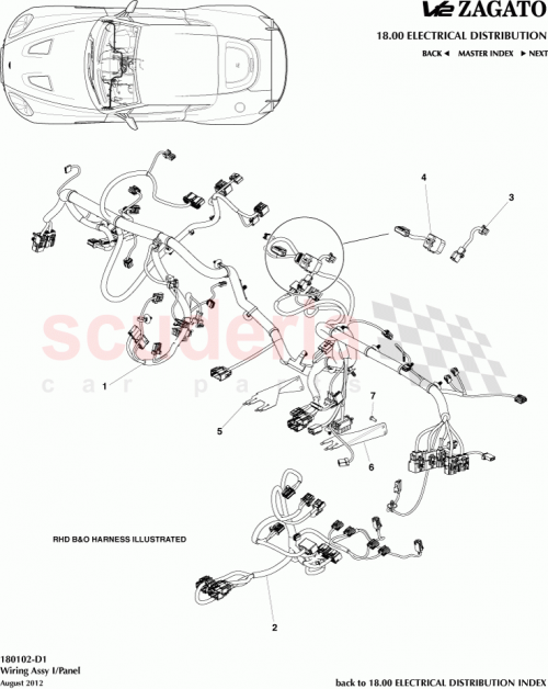 Part Diagram for Aston Martin DG43-14401-AF