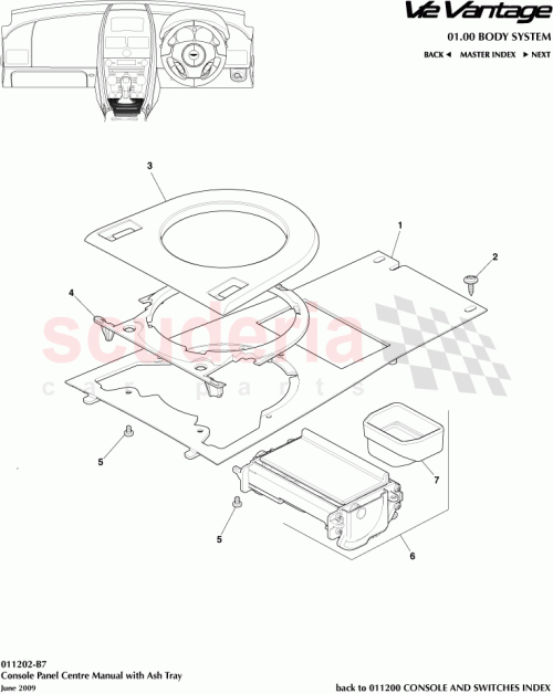 Part Diagram for Aston Martin 6G33-04788-AA