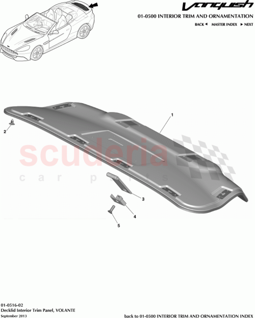 Part Diagram for Aston Martin ED33-0440-AA