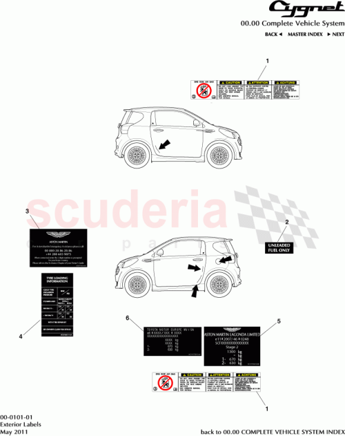 Part Diagram for Aston Martin AY2Y-69014-AA