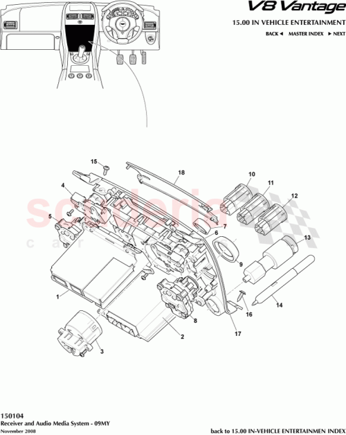 Part Diagram for Aston Martin AG333710620