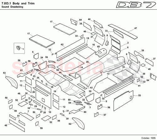 Part Diagram for Aston Martin 85-82717