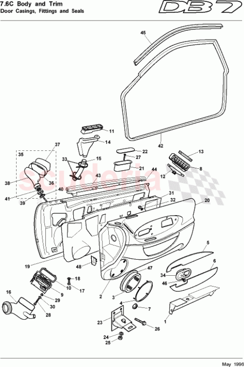 Part Diagram for Aston Martin 89-82319