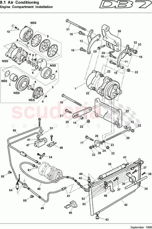 Part Diagram for Aston Martin 692268-PK