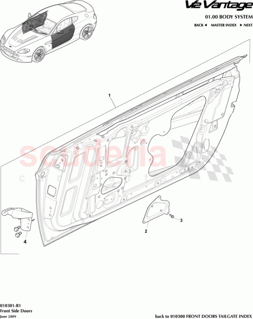 Part Diagram for Aston Martin BG33-20123-AG