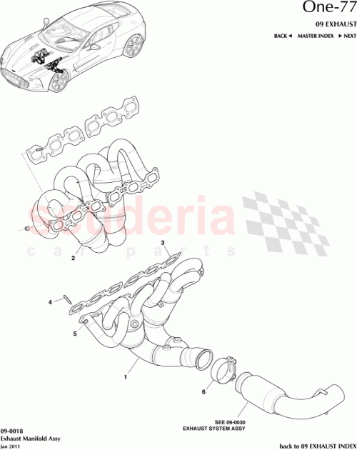 Part Diagram for Aston Martin 12023-03-8794-AF