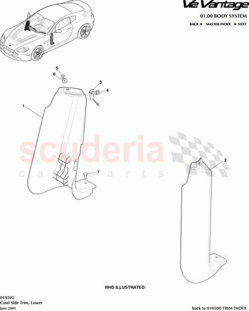 Part Diagram for Aston Martin 6G3302348BDW