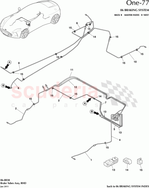 Part Diagram for Aston Martin 12023-03-7048-AA