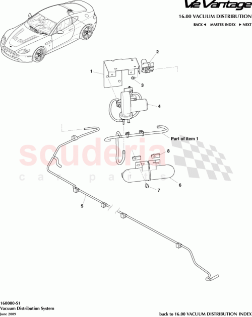 Part Diagram for Aston Martin AD23-9E488-AA