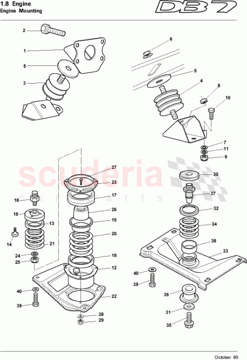 Part Diagram for Aston Martin 1081331