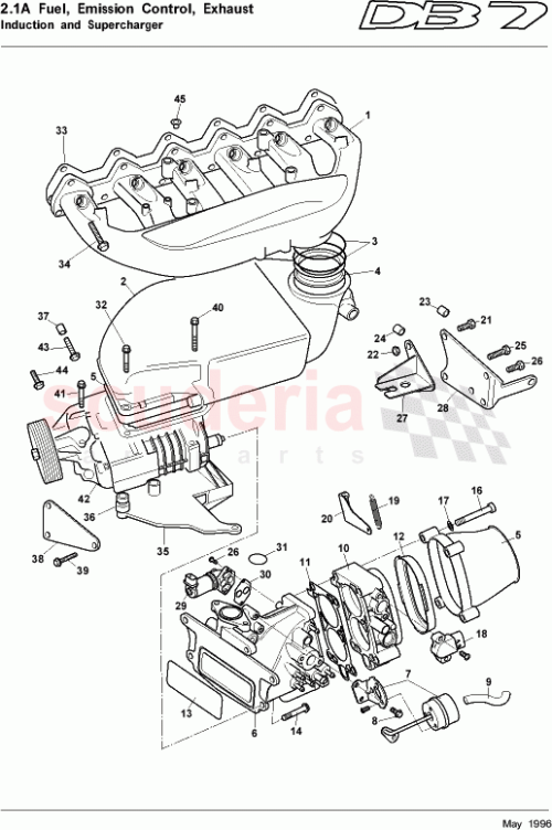 Part Diagram for Aston Martin 697344