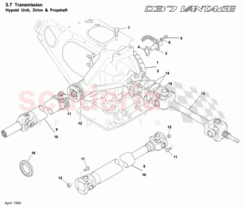 Part Diagram for Aston Martin 26-83236