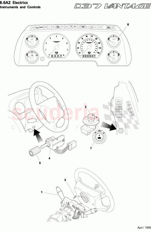 Part Diagram for Aston Martin 38-85760