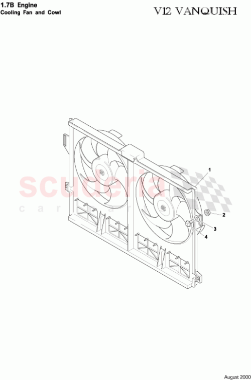 Part Diagram for Aston Martin 1R12-325733-AA