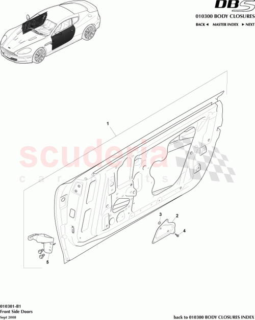 Part Diagram for Aston Martin 4G43-13283-BA