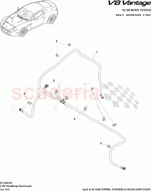 Part Diagram for Aston Martin 6G33-13C100-BA