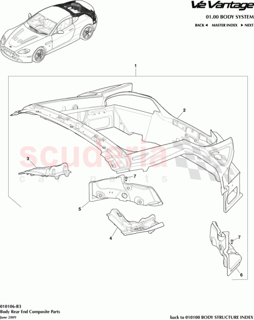 Part Diagram for Aston Martin 6G33-TL0630-AA