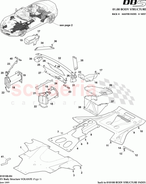 Part Diagram for Aston Martin 8D33-13068-AB