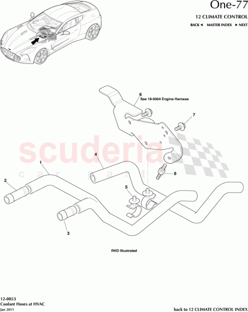 Part Diagram for Aston Martin 701570 (tbc)