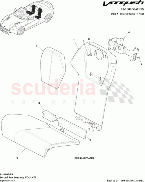 Part Diagram for Aston Martin ED33-L60033-AEW