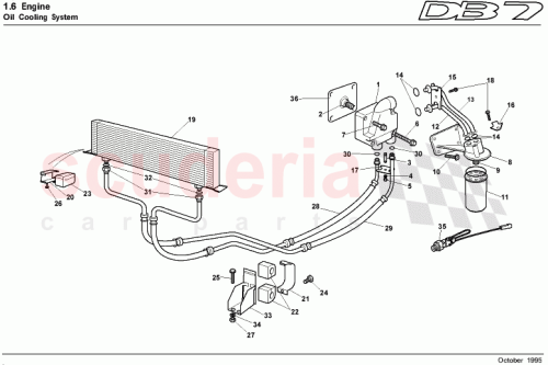 Part Diagram for Aston Martin 44-83492