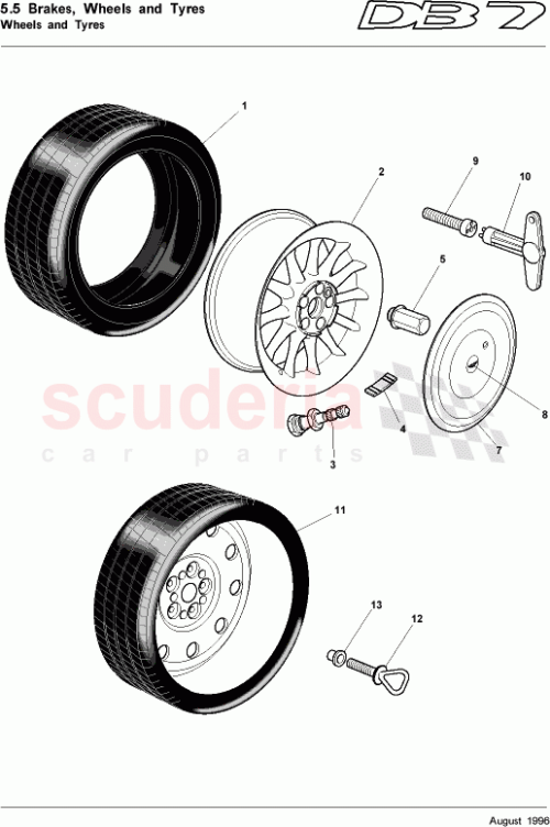Part Diagram for Aston Martin 36-111686-AA