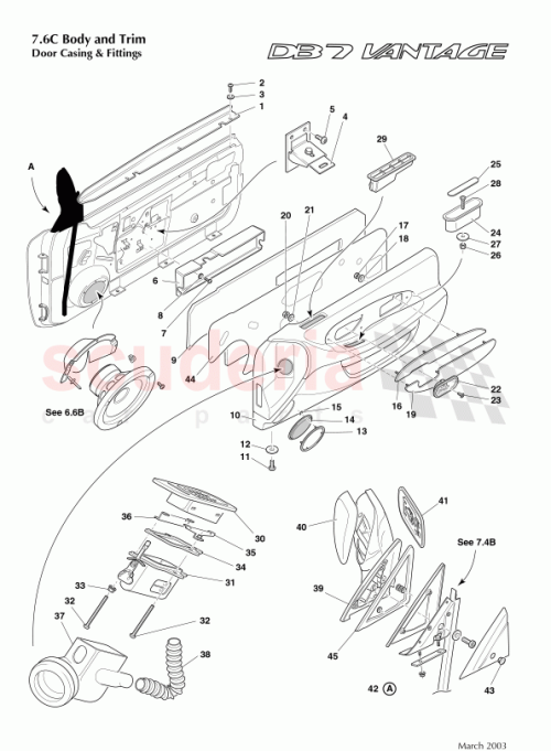 Part Diagram for Aston Martin 699119
