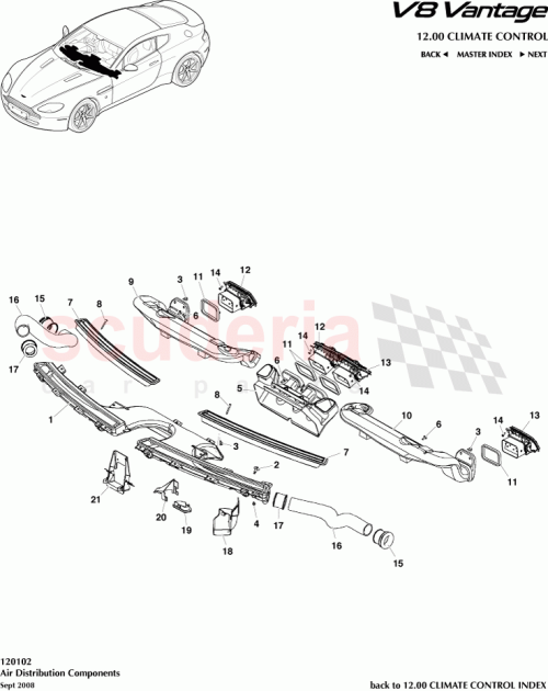 Part Diagram for Aston Martin 4G43-014K00-BC