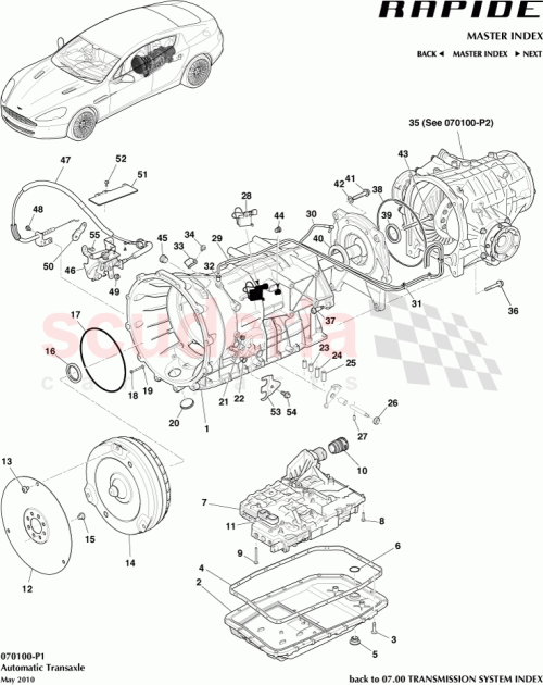 Part Diagram for Aston Martin AD437A245AA