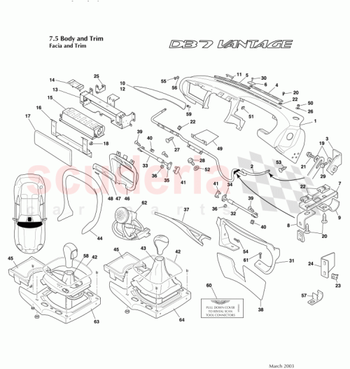 Part Diagram for Aston Martin 6983879