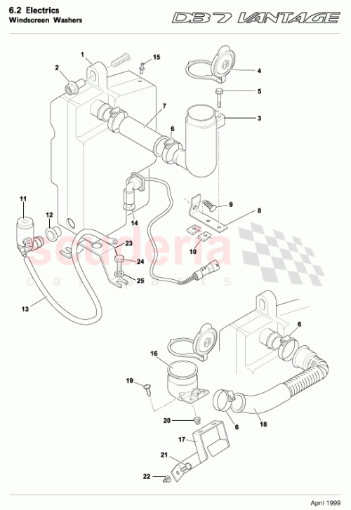 Part Diagram for Aston Martin 37-85222
