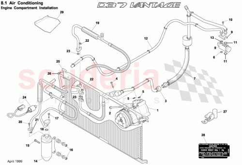 Part Diagram for Aston Martin 89-120464-AB