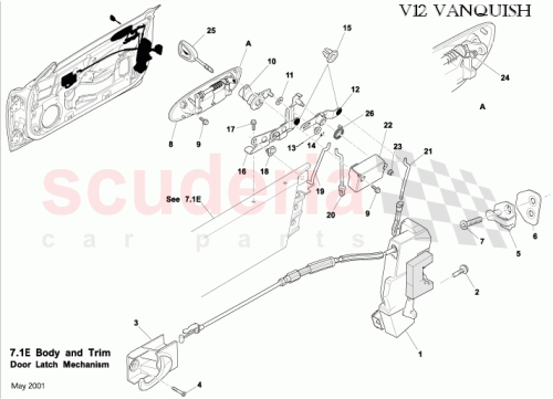 Part Diagram for Aston Martin 4R12-652445-AA