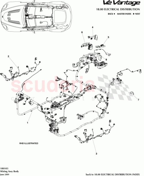 Part Diagram for Aston Martin 6G33-14W163-EC