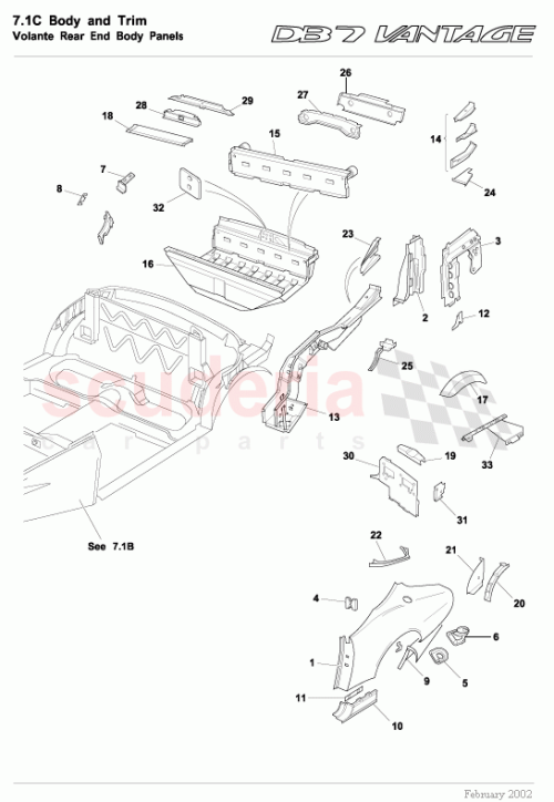 Part Diagram for Aston Martin 60-140634-AA