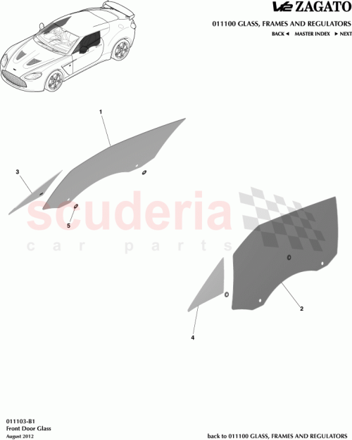 Part Diagram for Aston Martin CY83-C21410-BB
