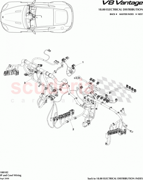 Part Diagram for Aston Martin 9G3314K024CC