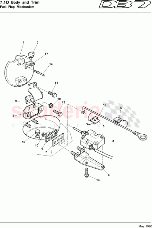 Part Diagram for Aston Martin 6882381