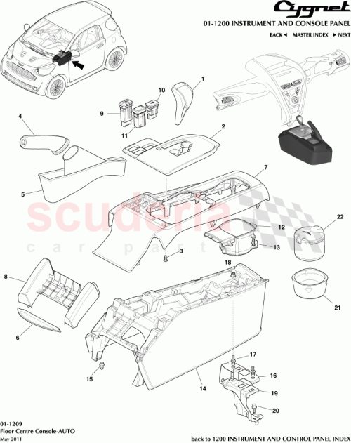 Part Diagram for Aston Martin AY2Y-045A67-CA