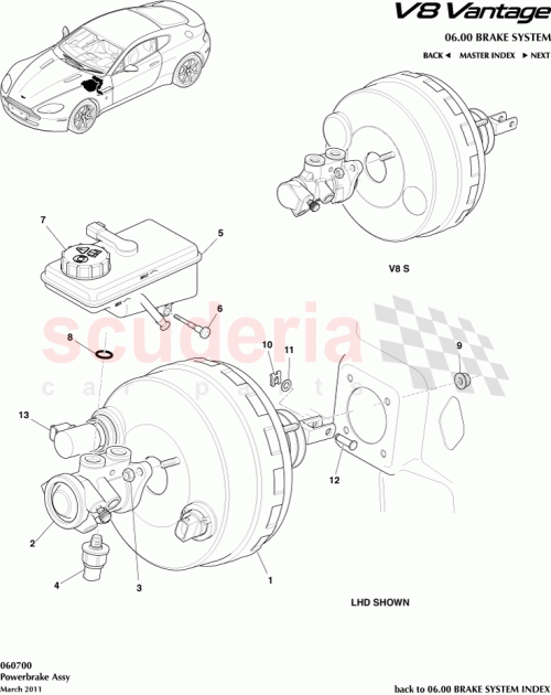 Part Diagram for Aston Martin 4G432B195AB