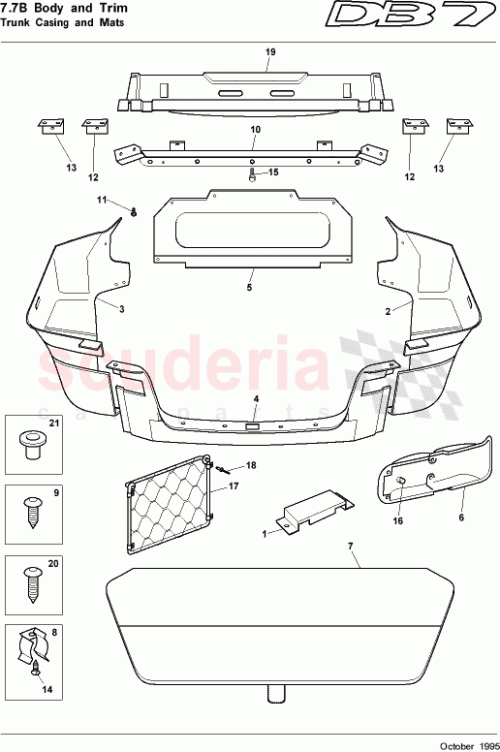 Part Diagram for Aston Martin 85-82613