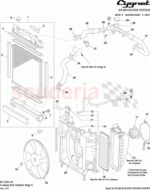 Part Diagram for Aston Martin 90467-11085