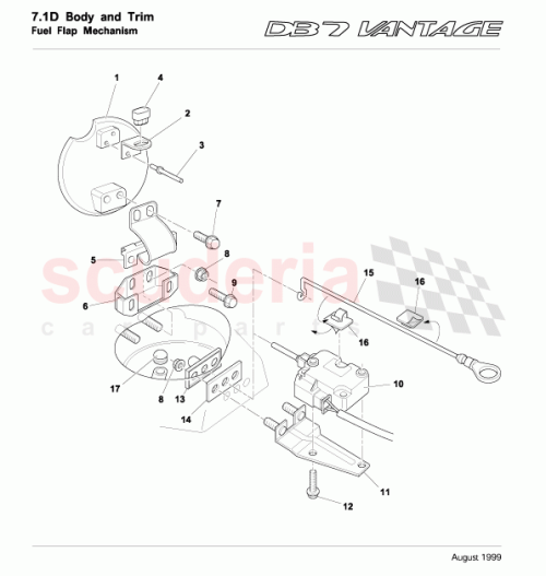 Part Diagram for Aston Martin 37-82375