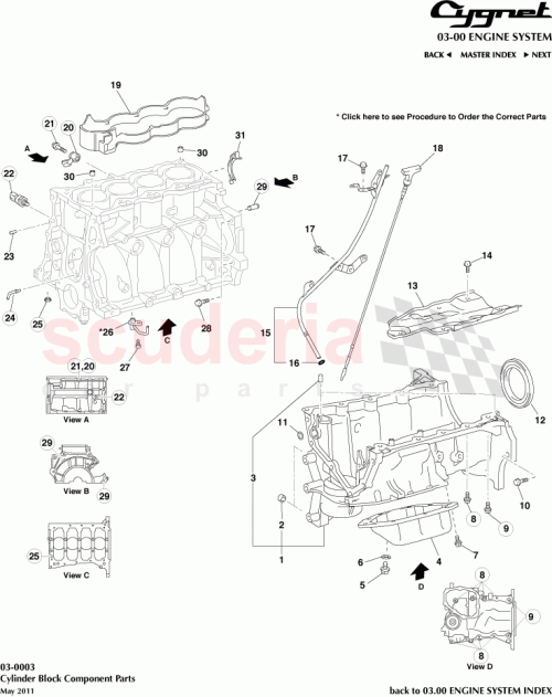 Part Diagram for Aston Martin 90301-19023